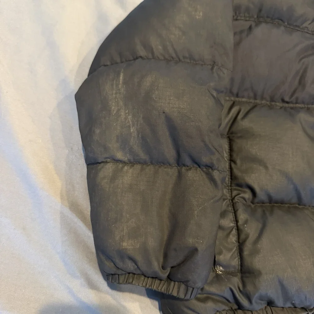 Boys 4t The North Face 550 Down Hooded Winter Jacket Reversible Black